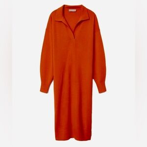Everlane Cashmere Polo Midi Dress